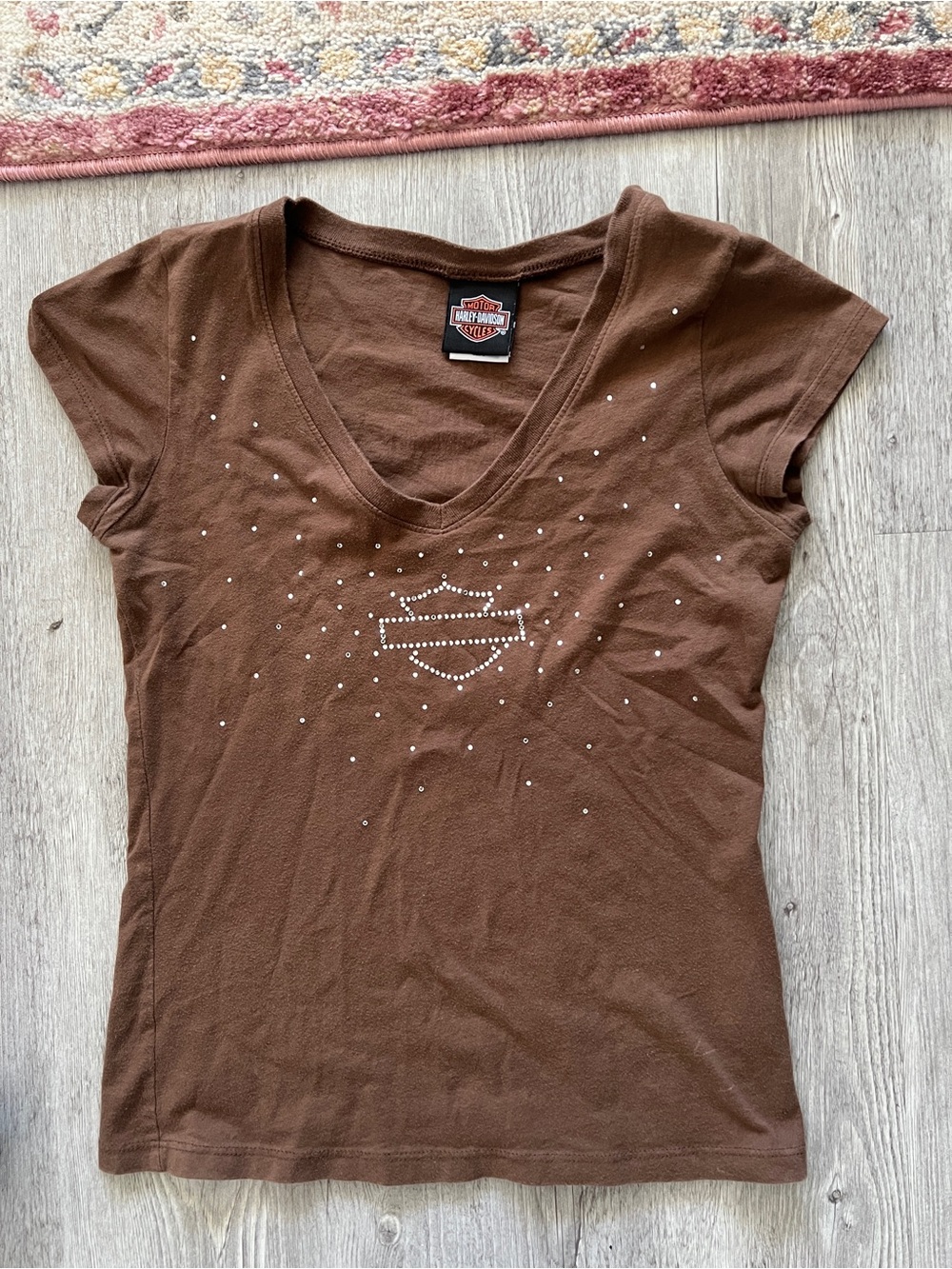 Harley-Davidson Women's Brown Graphic Tee